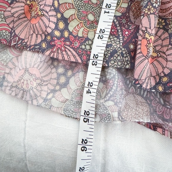 Ivy Jane Top MEDIUM Blushing Color Boho Floral Paisley Cottage Core USA - Picture 8 of 10